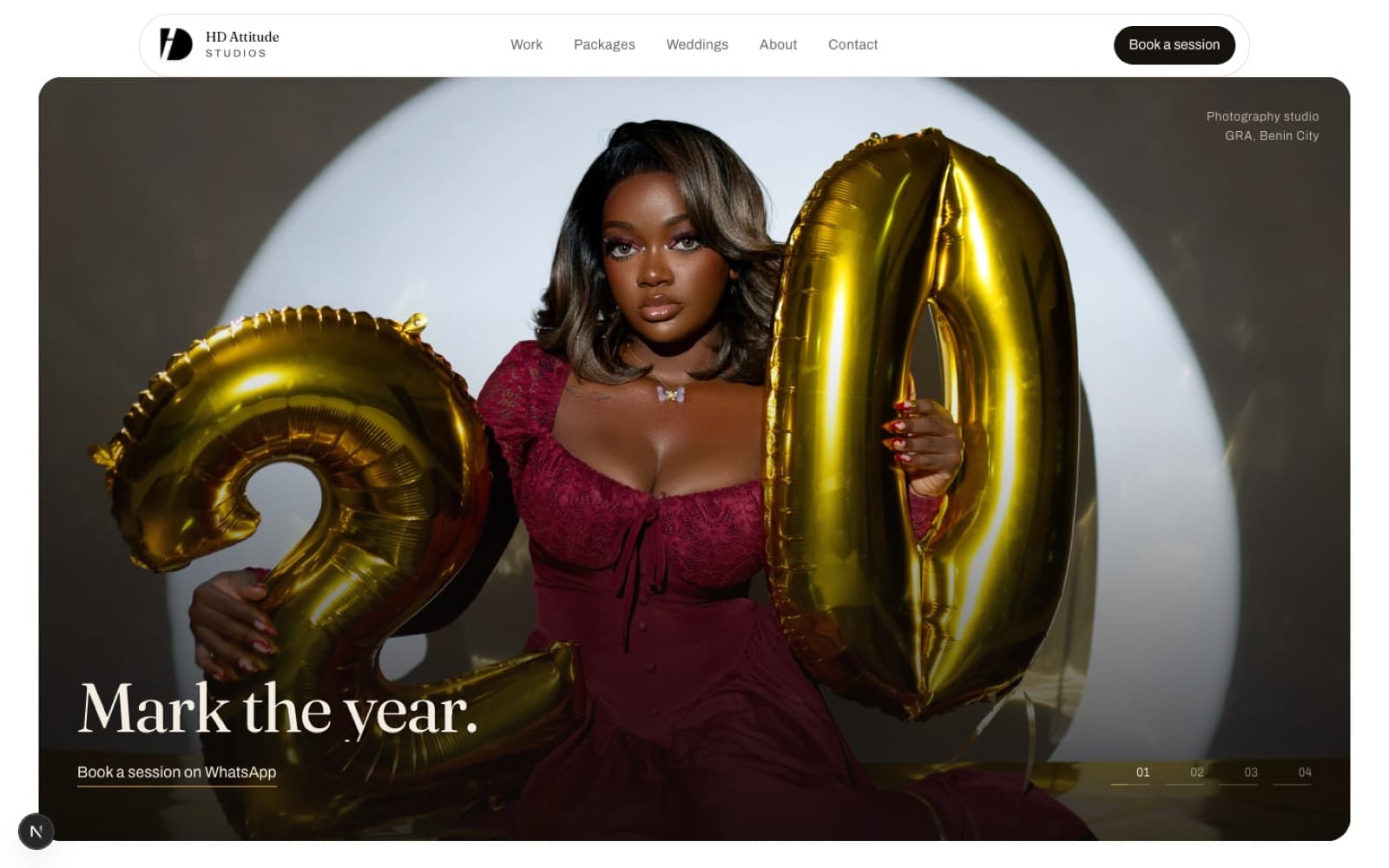 HD Attitude Studios website screenshot