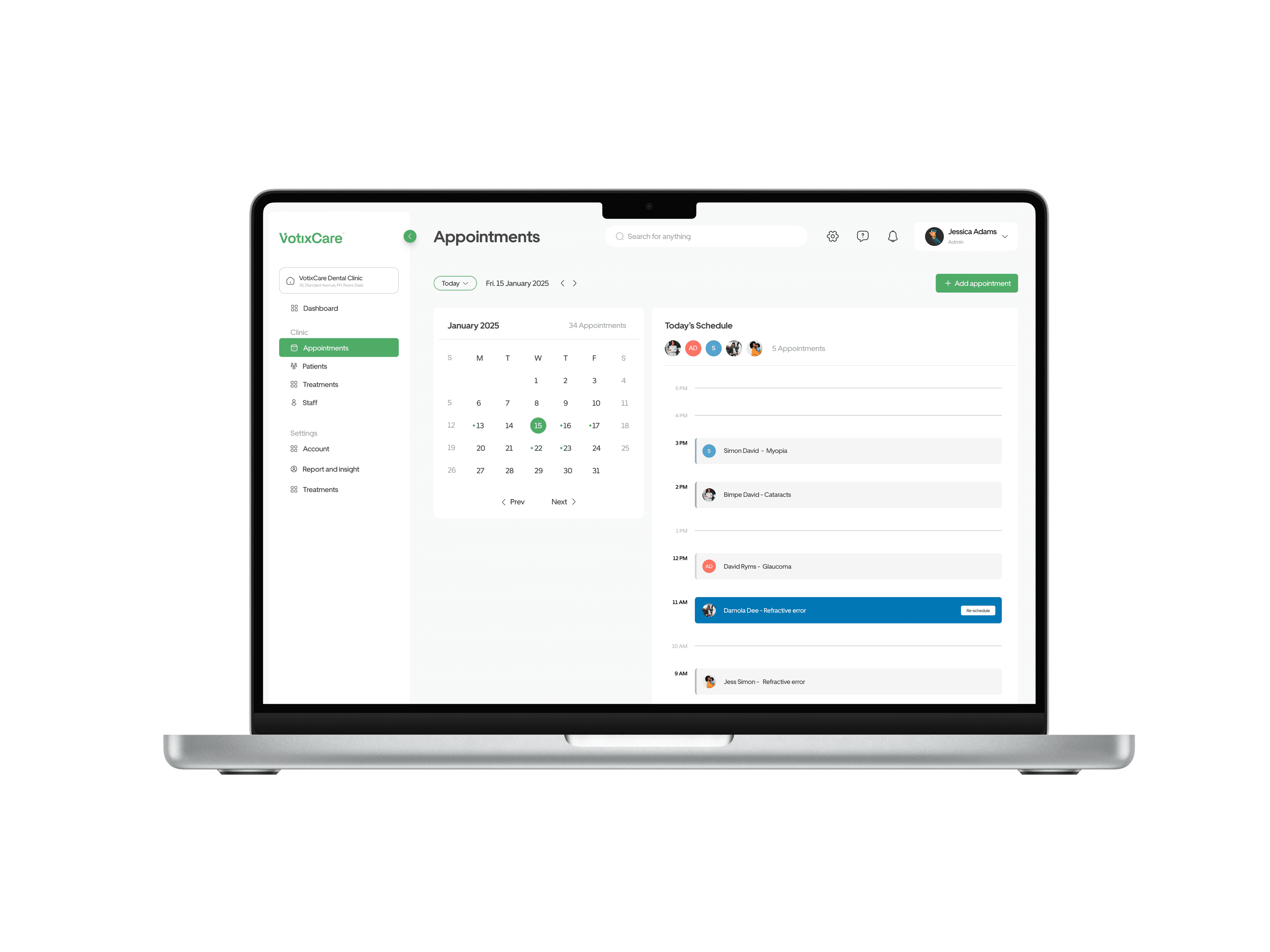 VotixCare desktop view 1