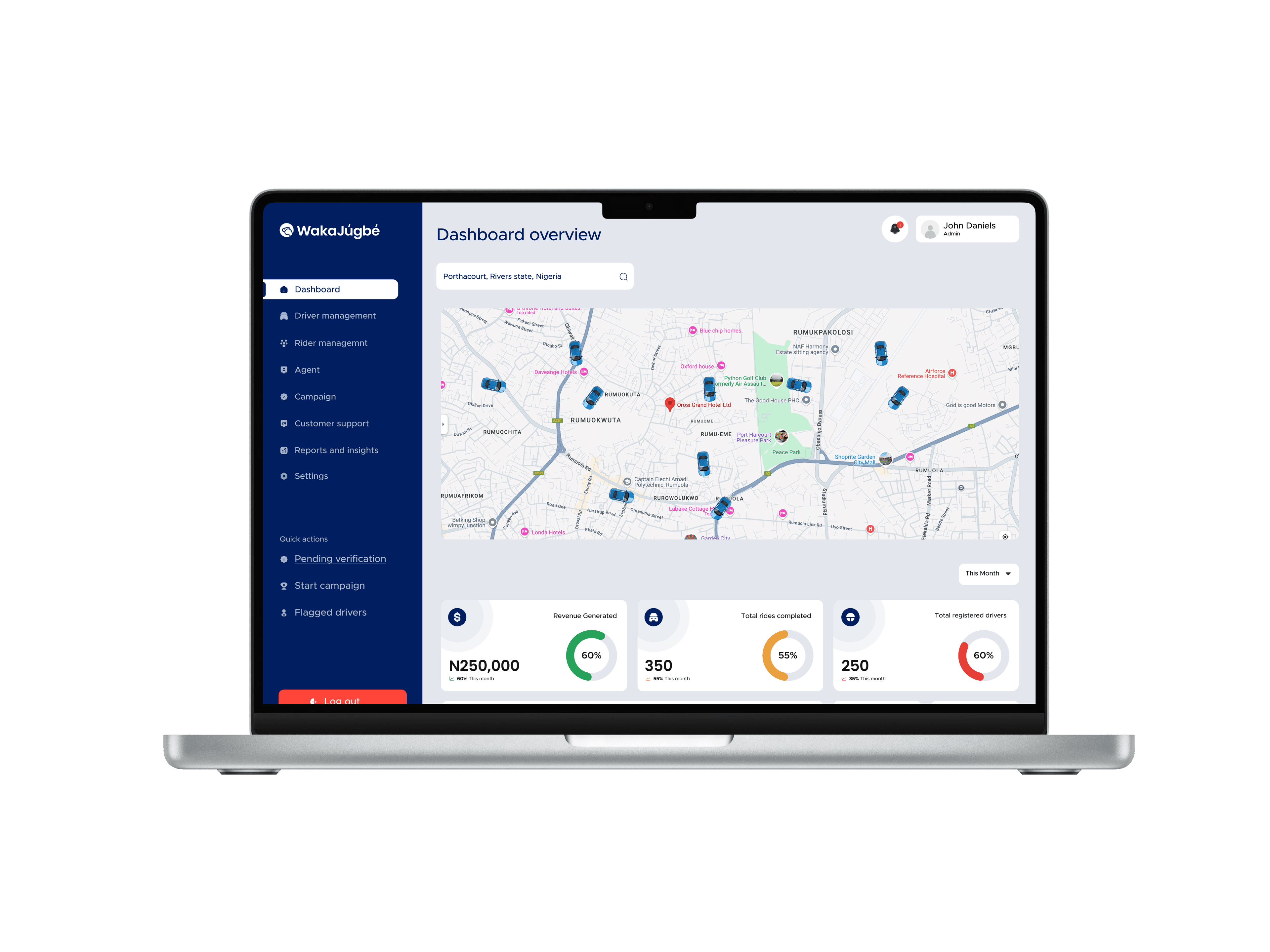 Wakajugbe desktop view 1